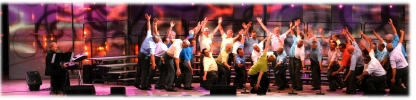 Pete Shaw & Bro Glyndwr Choir at the National Eisteddfod